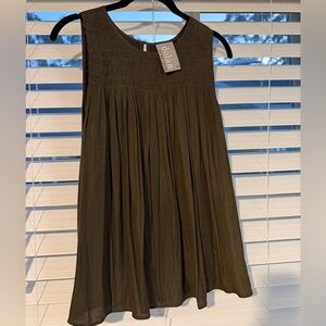 Dolan Forest Green Sleeveless Tank